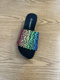* Leopard Rainbow Shoe Tops