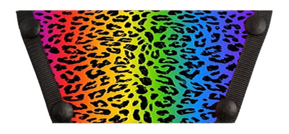 * Leopard Rainbow Shoe Tops