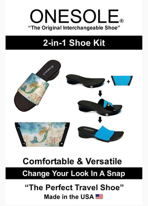 Mermaid frenzy with mermaid realm interchangeable shoe sets
