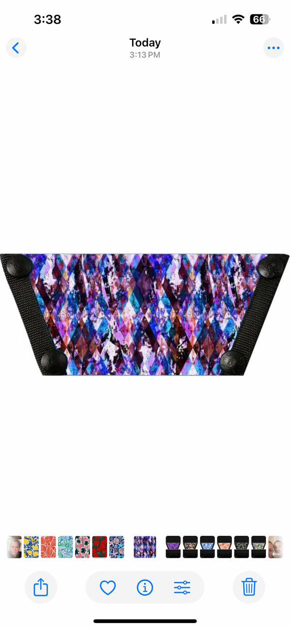 New Purple Prism Shoe Tops