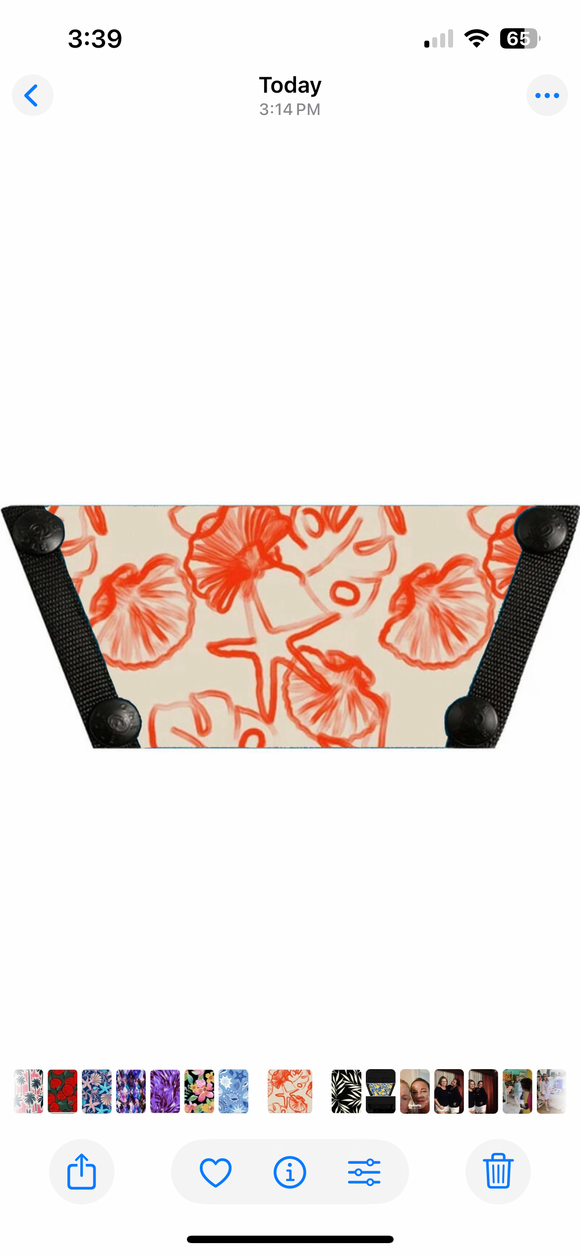 New Coral Seashore Shoe Tops