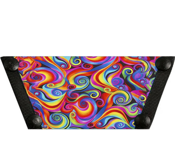 Paisley Blast Swirl Shoe Tops