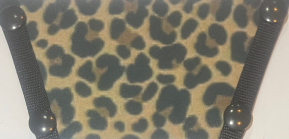 Big Leopard print interchangeable Shoe Tops