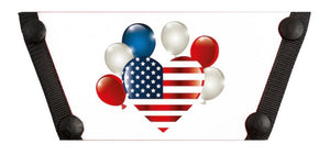 Patriotic Balloons Shoe Tops