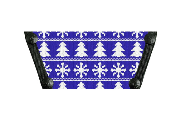 Holiday Sweater Blue Snowflakes