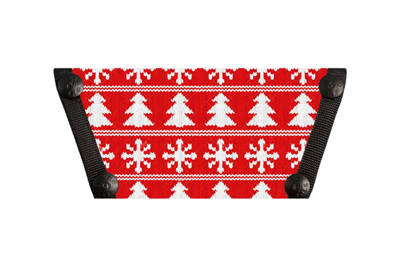 Holiday Sweater Red Snowflakes