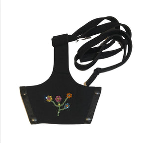 T -Strap Crystal flowers
