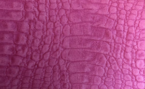 Pink croc print interchangeable shoe tops