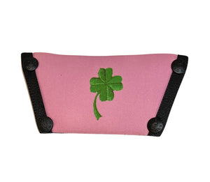 St Pat Lucky Clover on pink