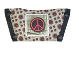 Pink or Yellow Postage Peace Sign Top